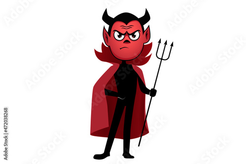 The Devil with a trident