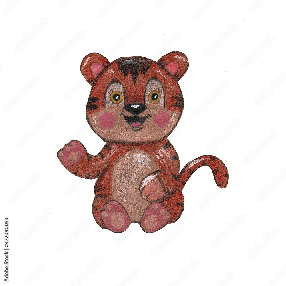 Fototapeta premium tiger new year