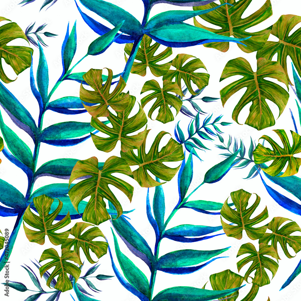Tropical colorful vegetation pattern Tropical colorful vegetation pattern
