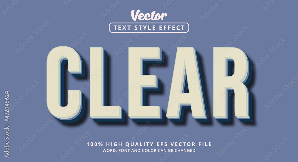 Editable text effect, Clear text on comic color layered style Editable text effect, Clear text on comic color layered style