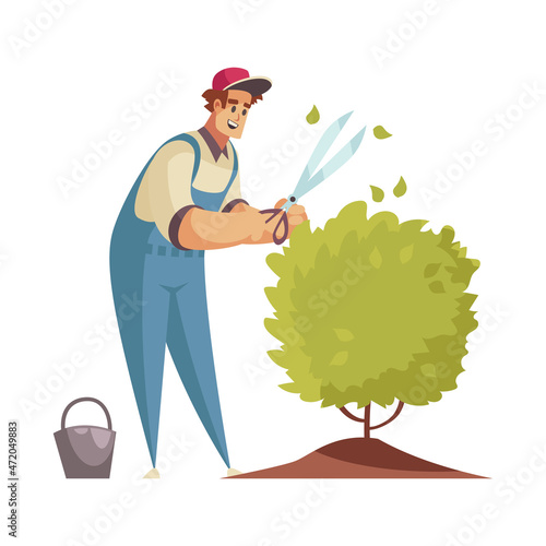 Tipping A Bush Composition