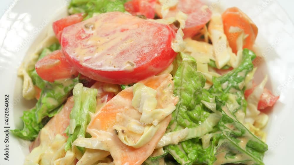 Healthy nutrition weight loss meal lettuce salad Healthy nutrition weight loss meal lettuce salad