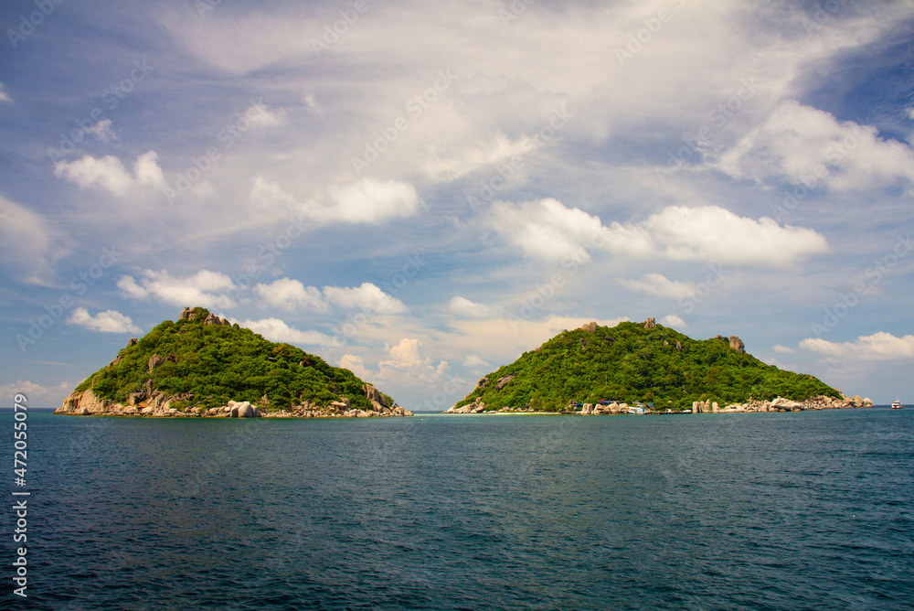 Koh Nang Yuan island and Nang Yuan island in Ko Tao, Thailand