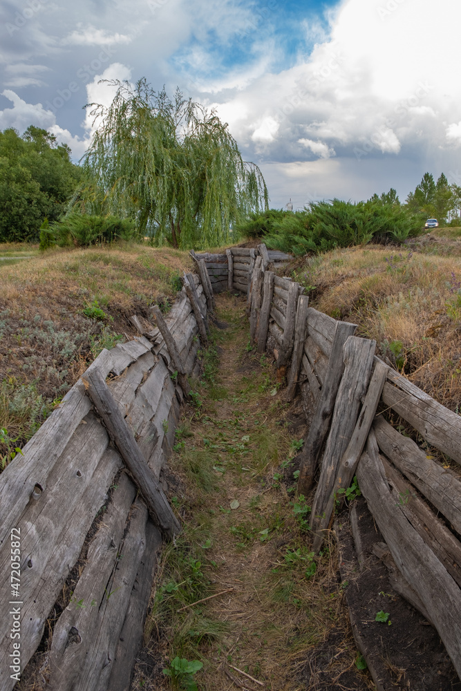 Trench of Soviet soldiers during World War II Trench of Soviet soldiers during World War II