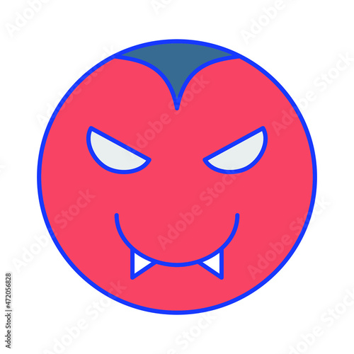 vampire emoji Isolated Vector icon which can easily modify or edit

