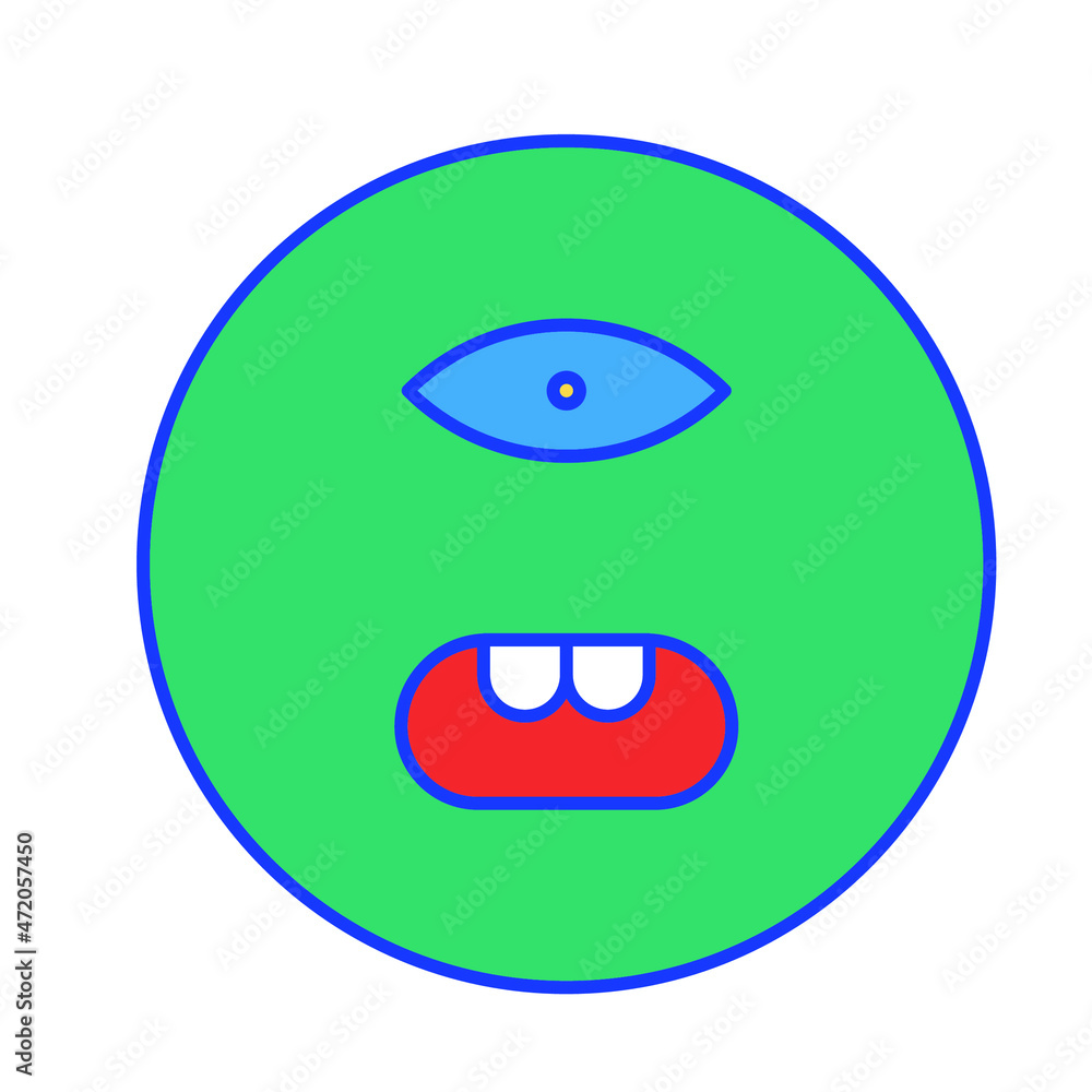 Alien emoji Isolated Vector icon which can easily modify or edit
Alien emoji Isolated Vector icon which can easily modify or edit