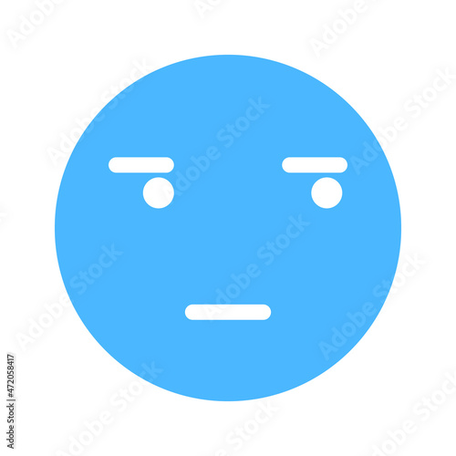 suspicious emoji Isolated Vector icon which can easily modify or edit

