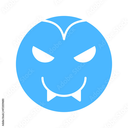 vampire emoji Isolated Vector icon which can easily modify or edit