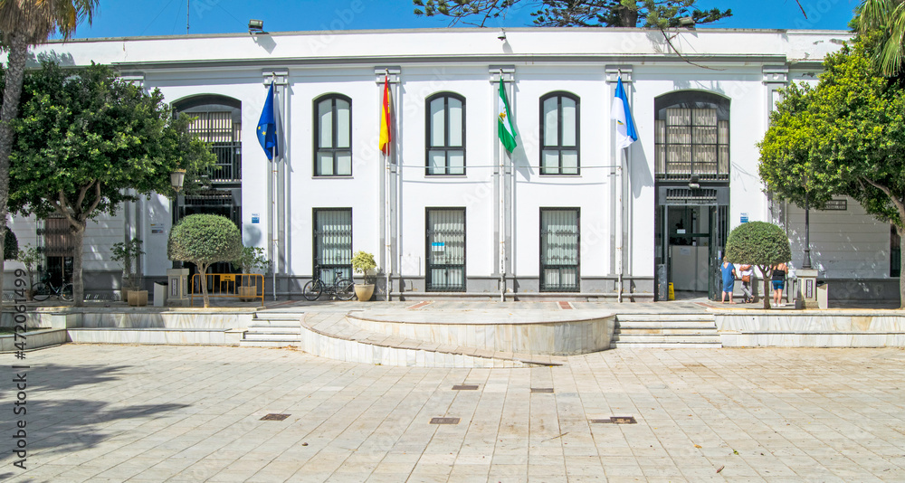 Chipiona Town Hall, coastal town of Cadiz, Andalusia, Spain Chipiona Town Hall, coastal town of Cadiz, Andalusia, Spain