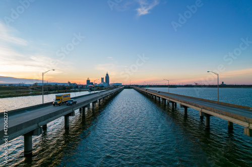 Mobile  Alabama skyline 