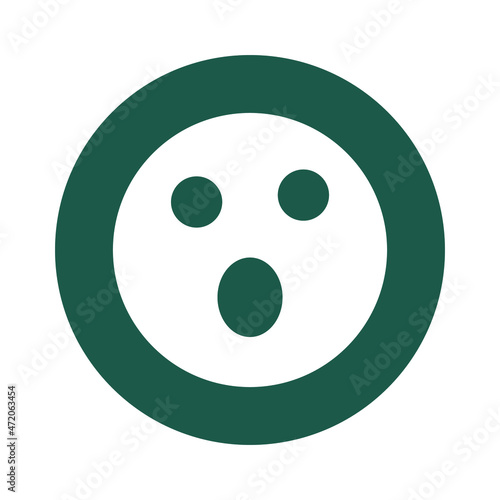 shocked emoji Isolated Vector icon which can easily modify or edit

