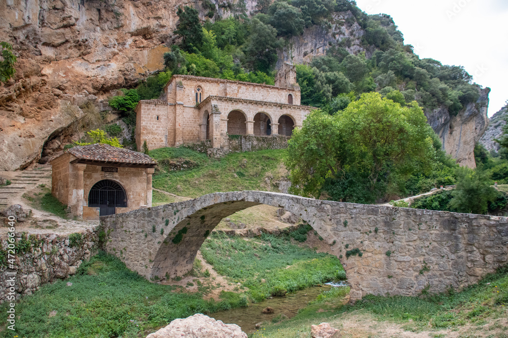 Medieval town of Frias in Spain