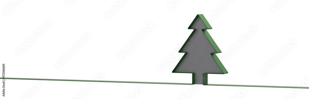 Christmas tree in futuristic technology Christmas tree in futuristic technology
