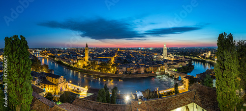 Abenddämmerung Verona