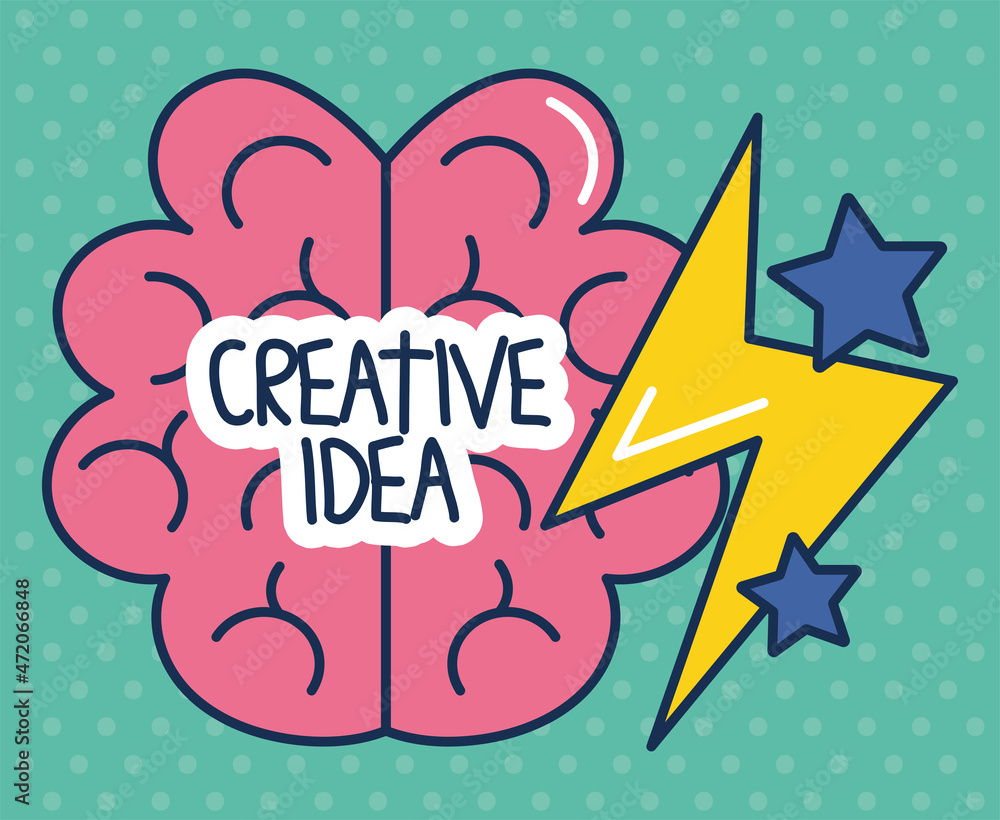 Obraz premium colorful creative idea illustration