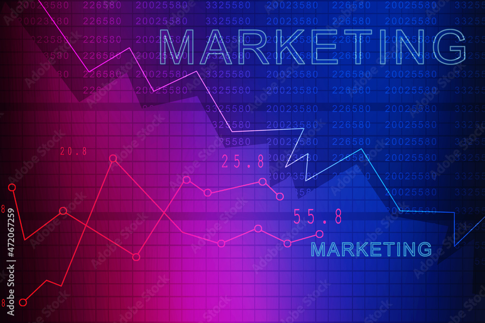 2d rendering Stock market online business concept. business Graph 2d rendering Stock market online business concept. business Graph
