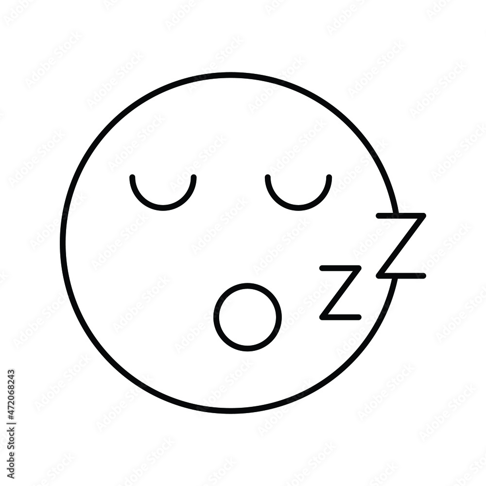 Sleep emoji Isolated Vector icon which can easily modify or edit
Sleep emoji Isolated Vector icon which can easily modify or edit