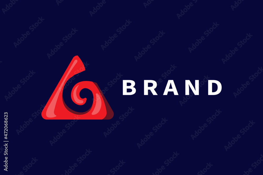 Fototapeta premium abstract logo design. AI 2020.