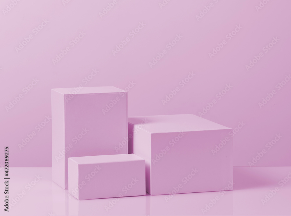 Simple podium platform for product presentation Simple podium platform for product presentation