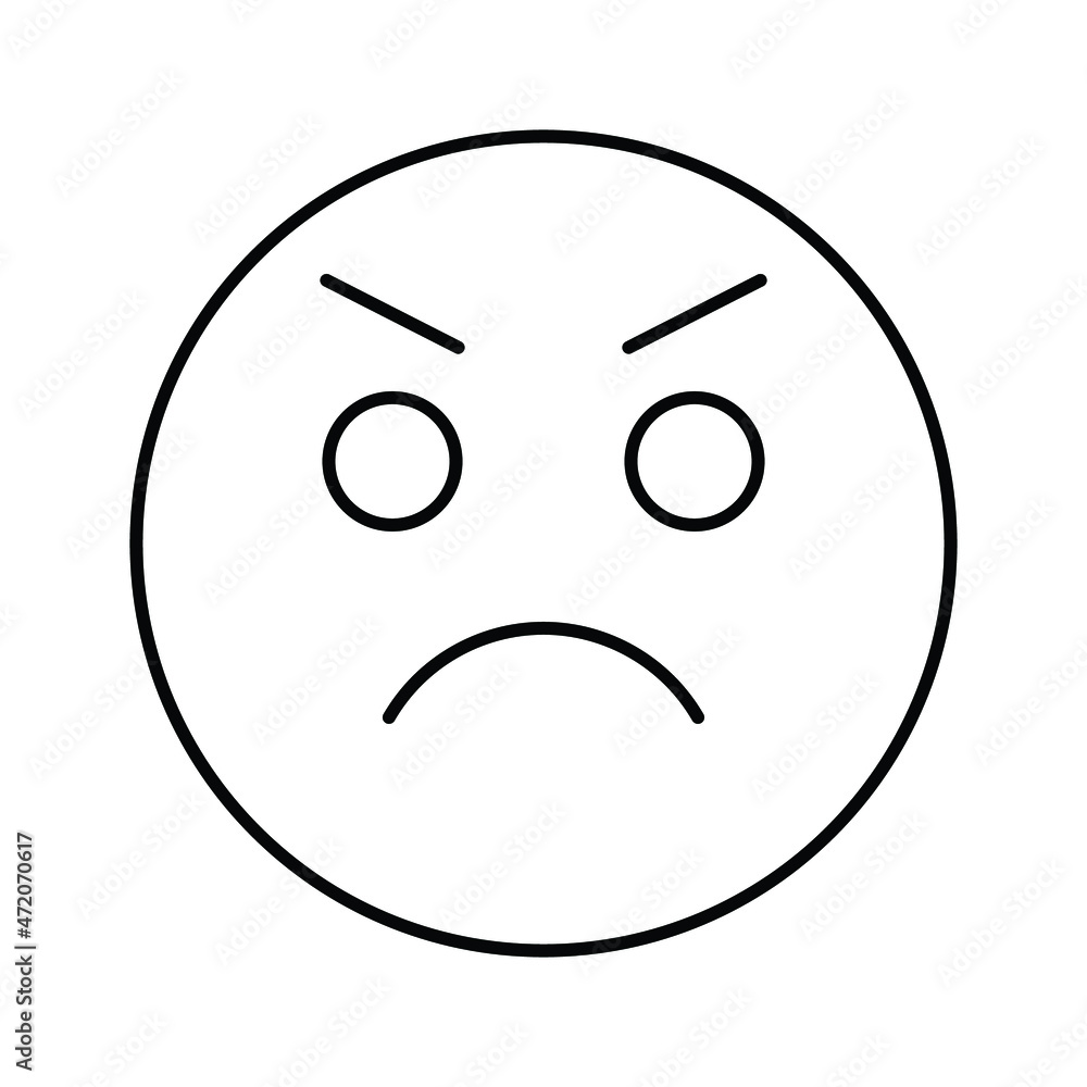 Angry emoji Isolated Vector icon which can easily modify or edit
Angry emoji Isolated Vector icon which can easily modify or edit
