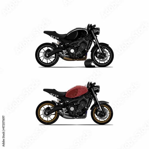 sport bike vector