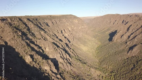Big mountain canyon Steens Mountains in Oregon  photo
