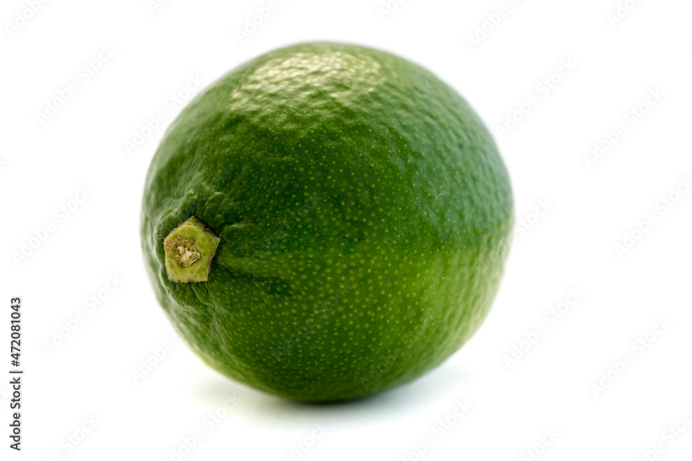 limes isolated on white background limes isolated on white background