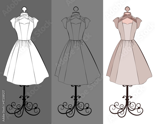 set of dresses