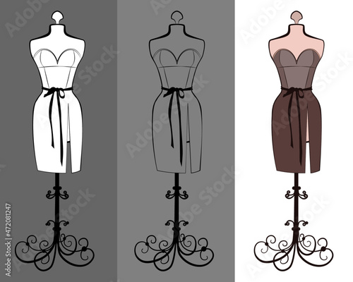 set of mannequin