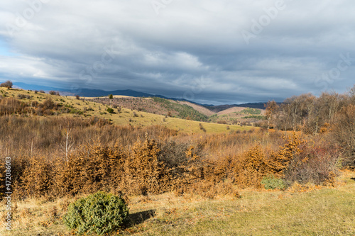 autumn in the mountains  Namaiesti Village  Arges  Romania 