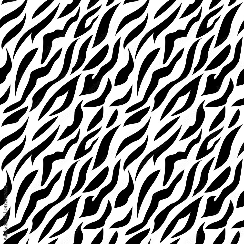 Abstract design of a seamless pattern made of wild animal skin. Abstract design of a seamless pattern made of wild animal skin.