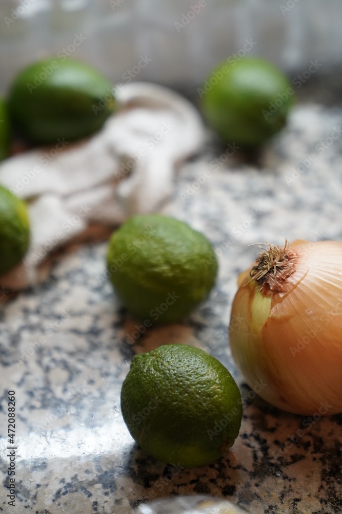 lime and onion 