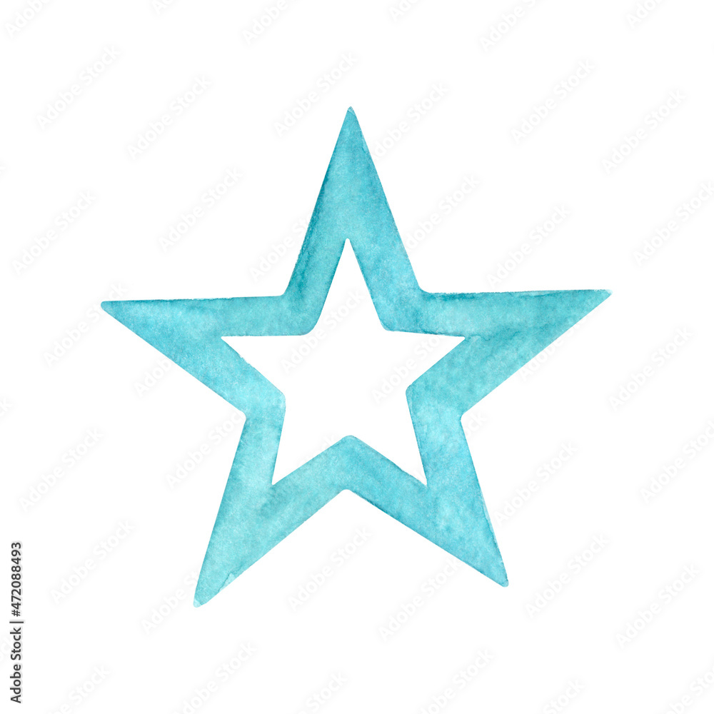 Obraz premium Star watercolor 3