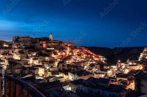 Italy, july 2017, view of the city of matera, known all over the world for the historic Sassi © cristian