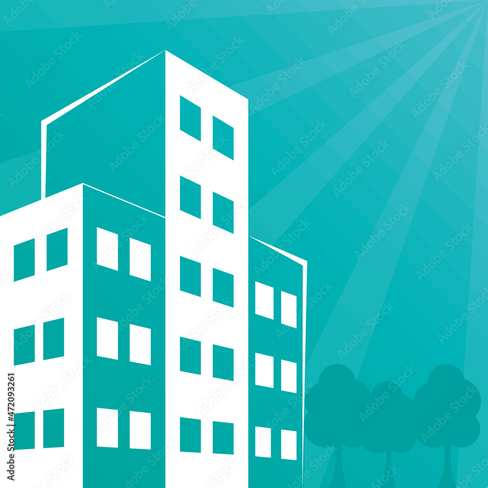 abstract buildings illustration abstract buildings illustration