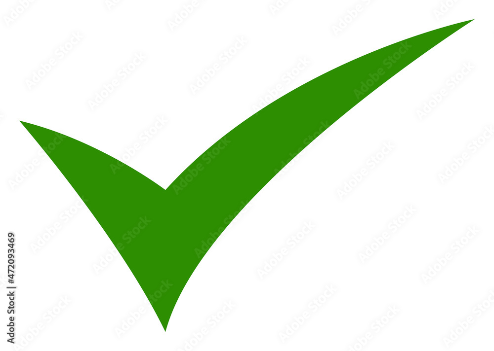 True vector illustration on a white background. An isolated flat icon illustration of true. True vector illustration on a white background. An isolated flat icon illustration of true.