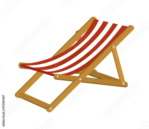 beach chair icon