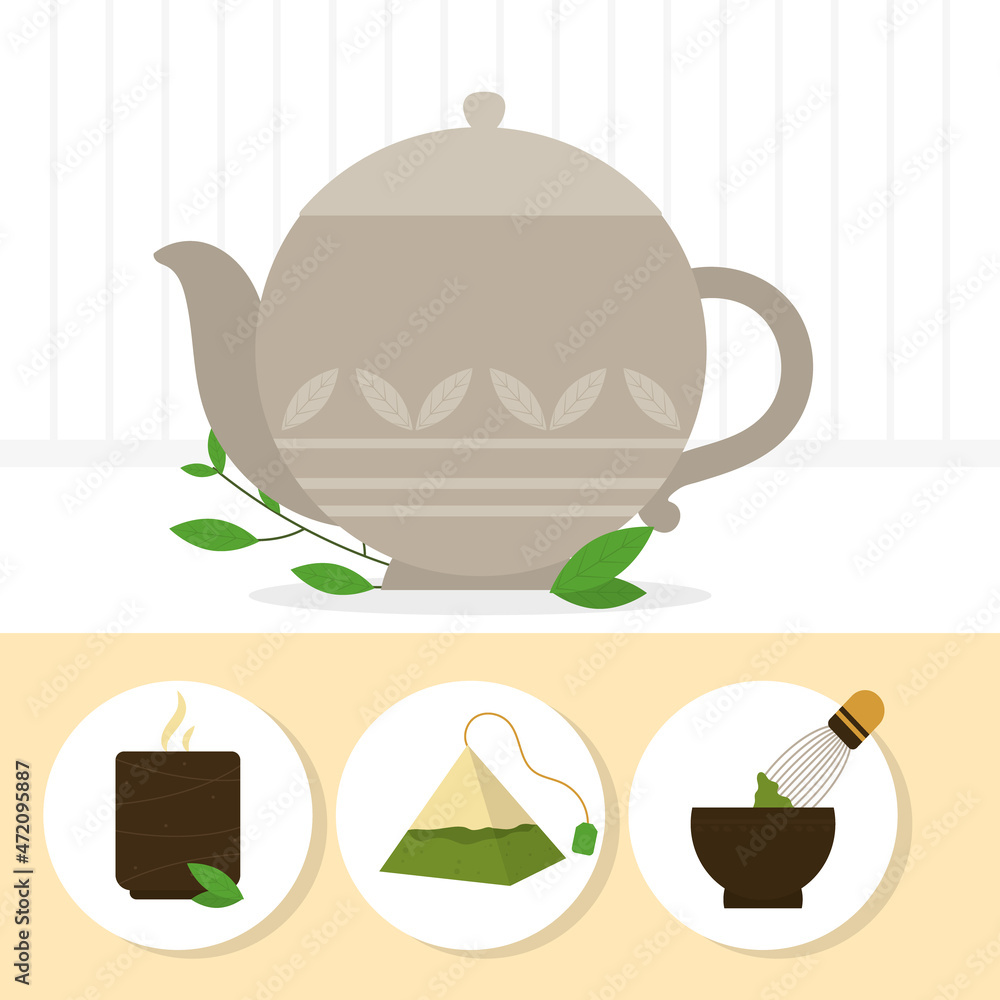 matcha tea and teapot matcha tea and teapot