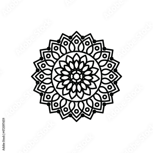 Mandalas. Ethnic round ornament. Can be used for coloring books. vector art. EPS 10