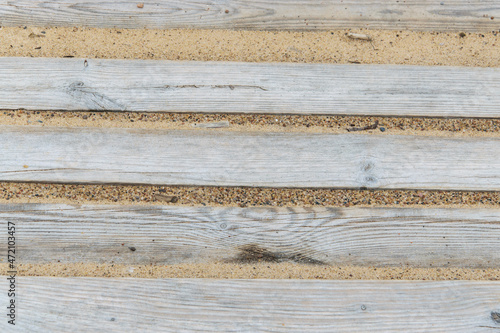 Wooden background with copy space. Top view