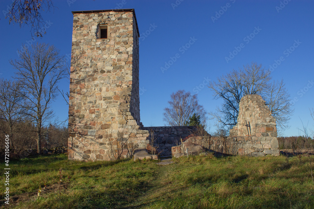 architecture, christianity, church, church ruins, landscape, monuments, old, ruins, travel