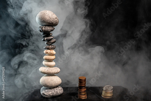 Canvas Print Stone tower
