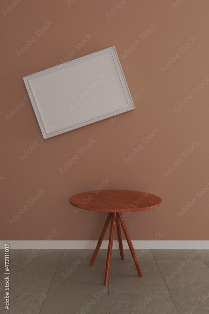 picture frame. empty room interior 3d rendering picture frame. empty room interior 3d rendering