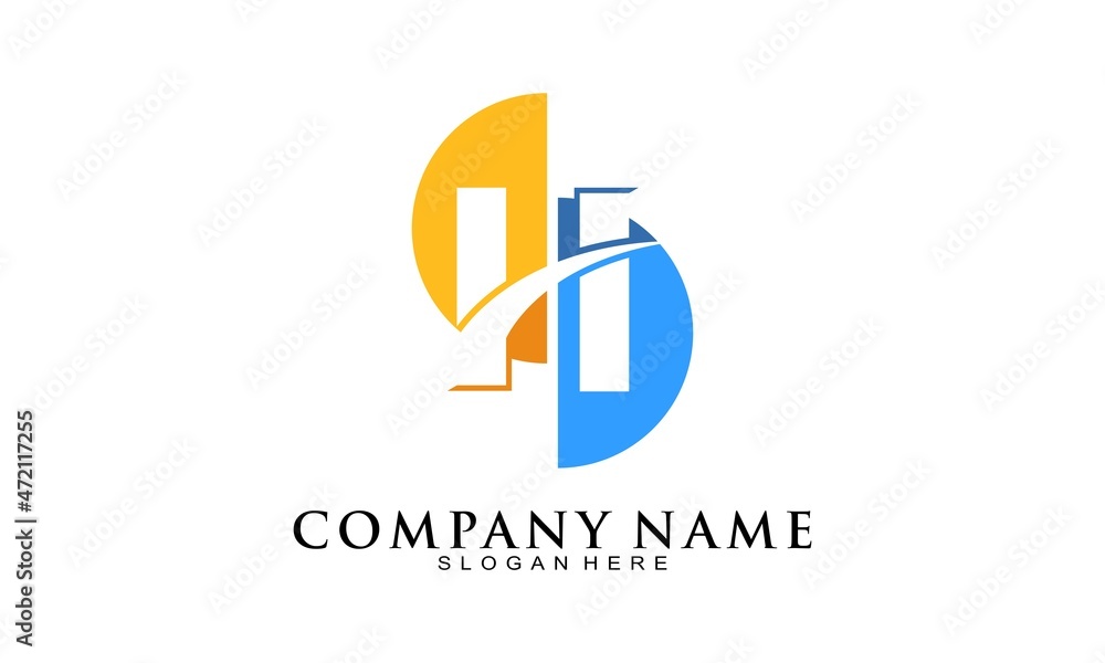 Abstract H alphabet creative vector logo Abstract H alphabet creative vector logo