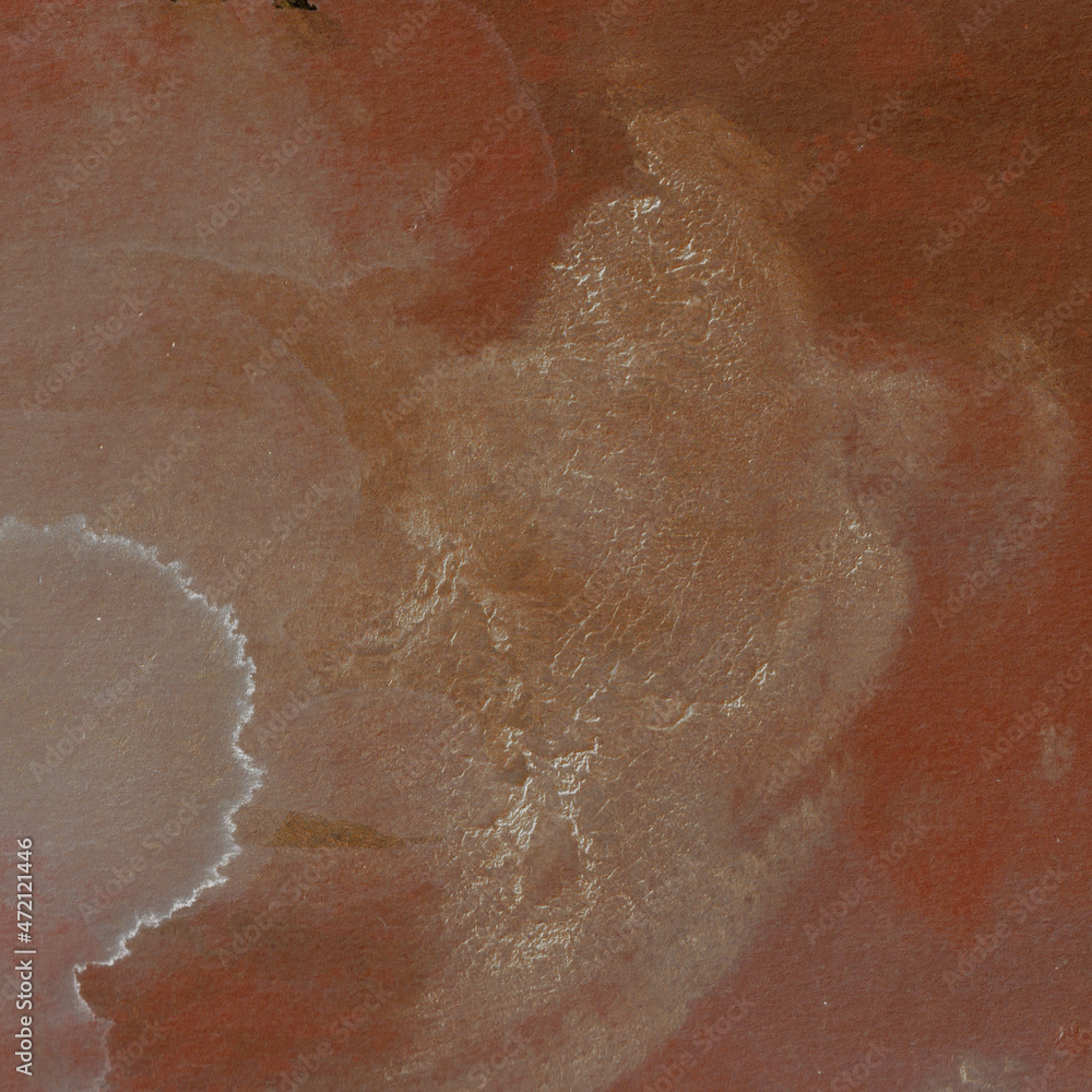 Fototapeta premium Abstract rusty colorful acrylic painting on canvas. Paint texture with brush and palette knife strokes