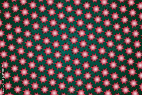red green glowing holiday foil silver star stripes christmas wrapping paper background