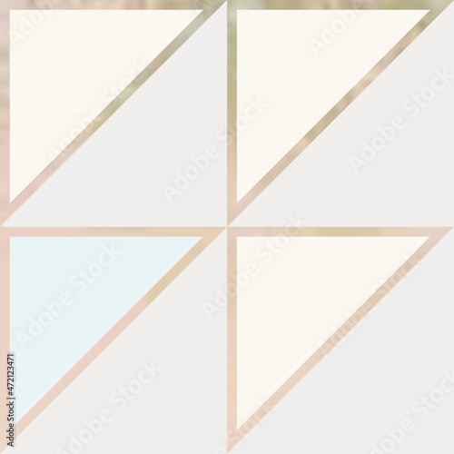 Elegant geometric triangle seamless pattern