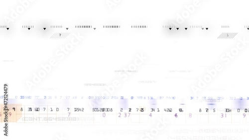 Wallpaper Mural 4K Final digital;Technology background with abstract digital code motion.Software development process concept in a cyberspace.  Torontodigital.ca