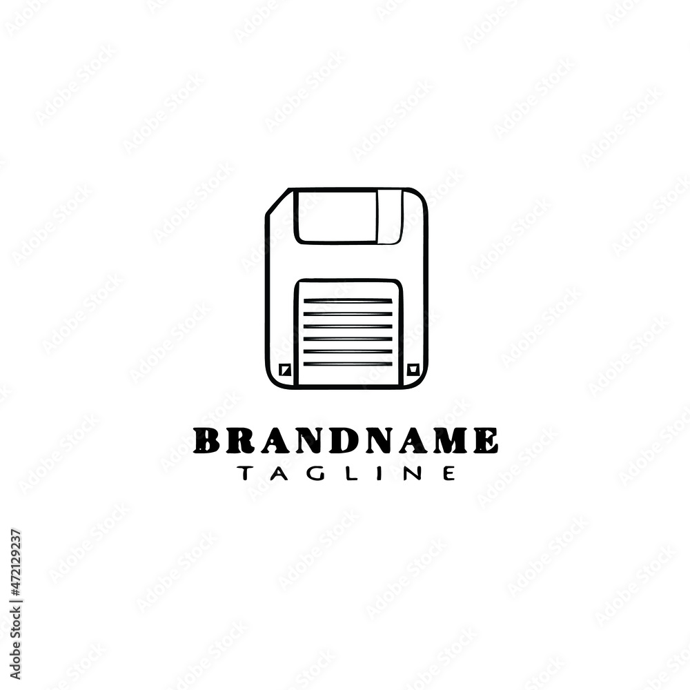 save cartoon logo icon design template black isolated illustration save cartoon logo icon design template black isolated illustration