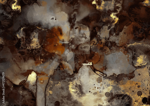 ビンテージな茶色のテクスチャ背景